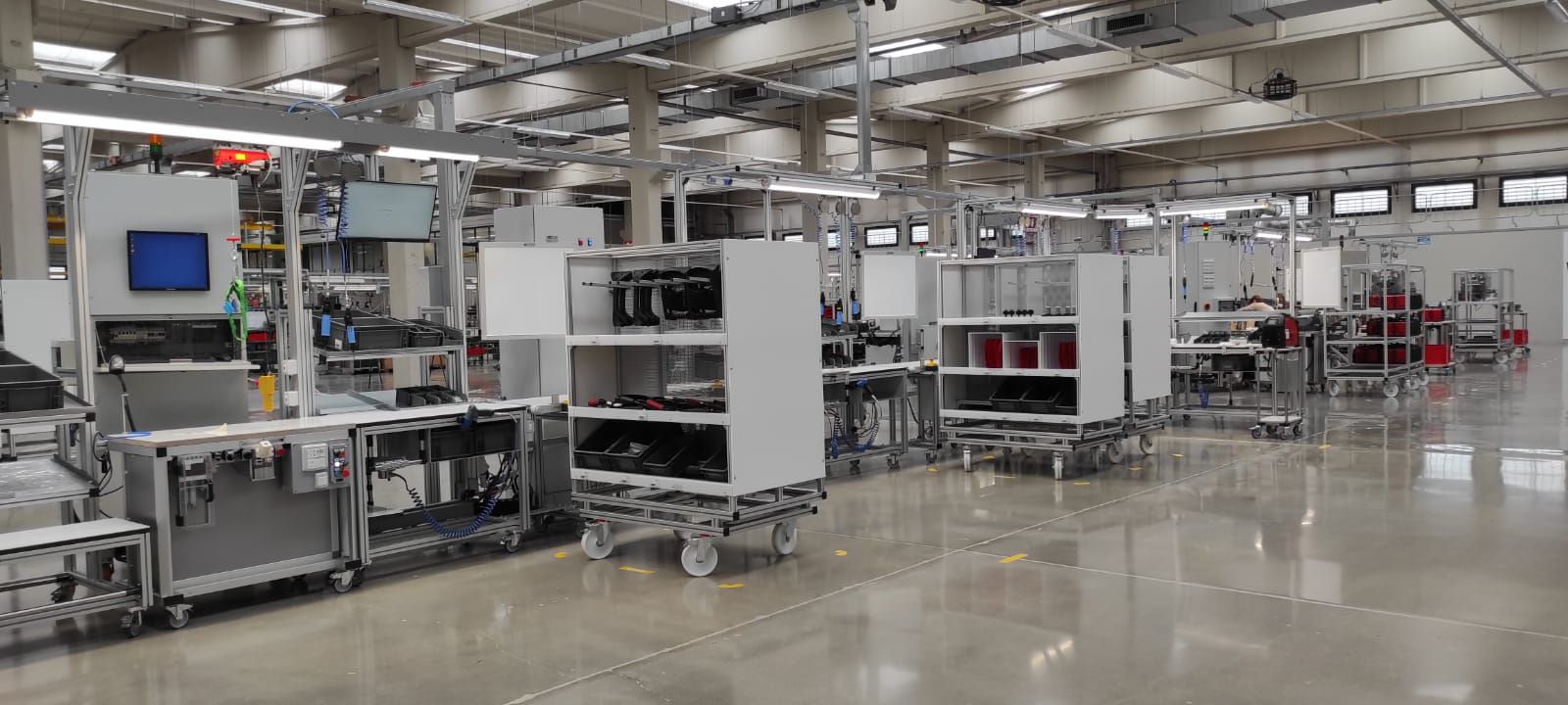 Linea di produzione, assemblaggio e montaggio Lean Manufacturing